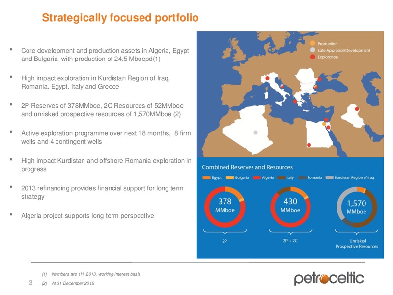 Interim Results – Petroceltic International Plc – slide 3