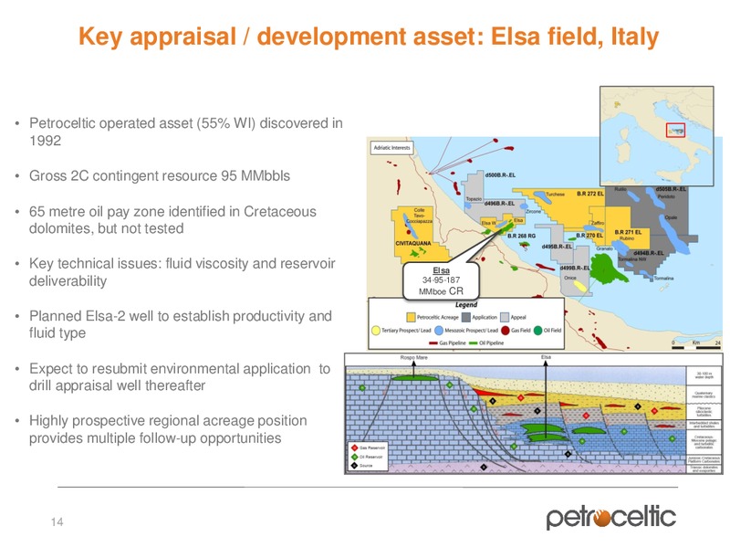 Interim Results – Petroceltic International Plc – slide 14