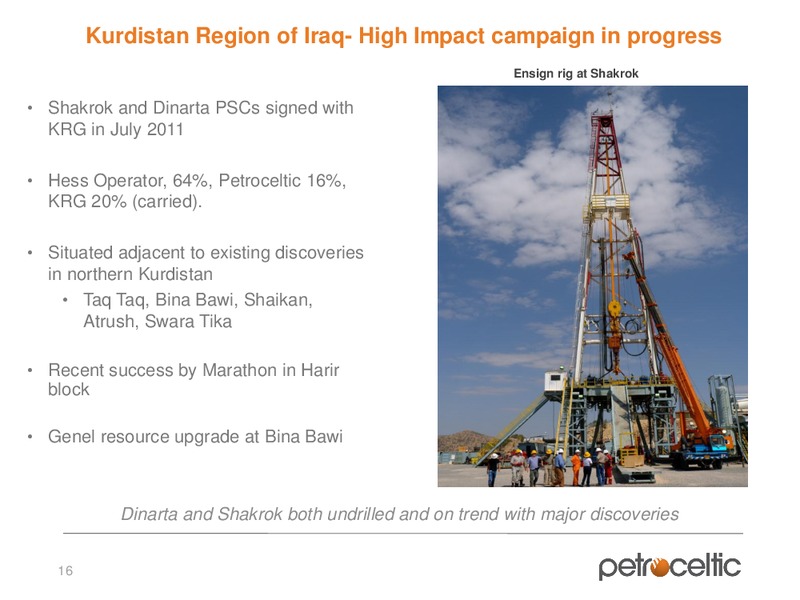 Interim Results – Petroceltic International Plc – slide 16