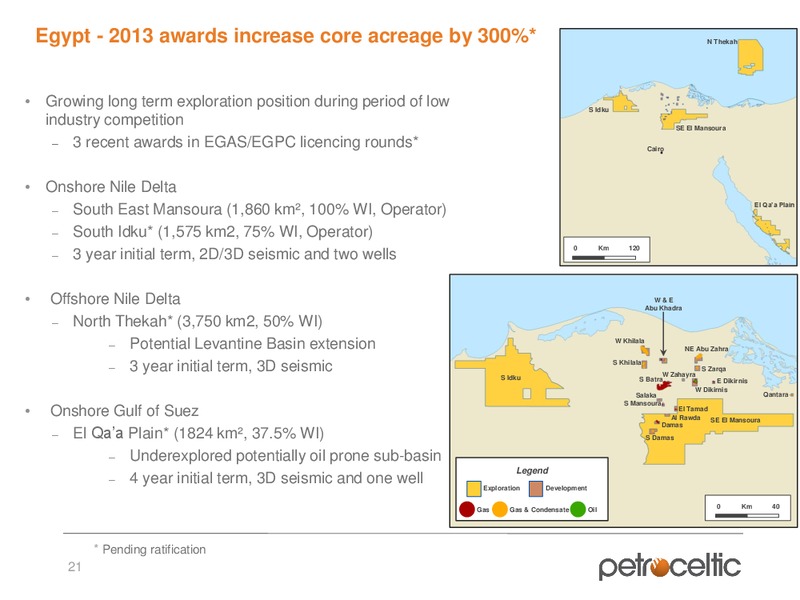 Interim Results – Petroceltic International Plc – slide 21