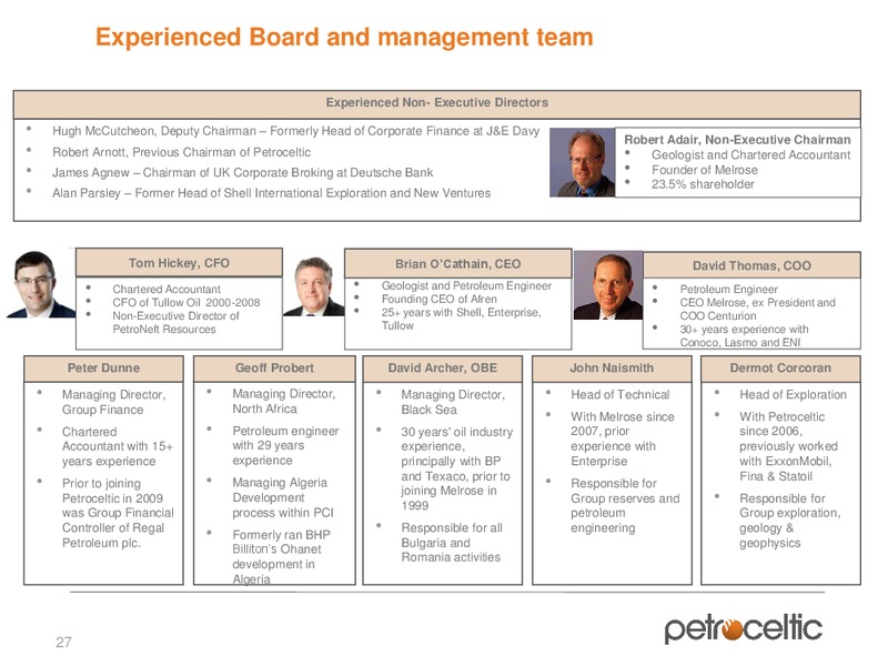 Interim Results – Petroceltic International Plc – slide 27