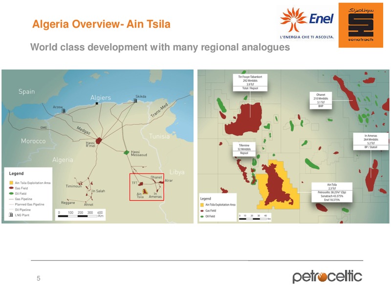Oil barrel Conference – Petroceltic International Plc – slide 5