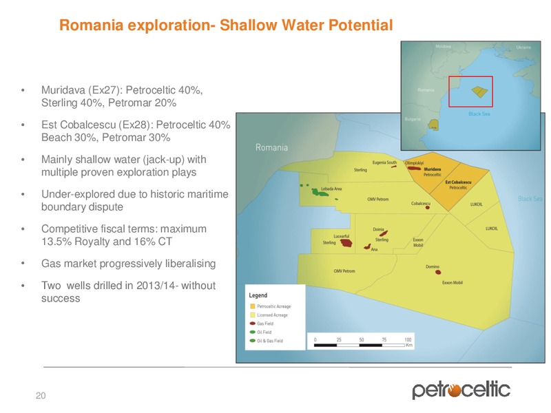 Oil barrel Conference – Petroceltic International Plc – slide 20