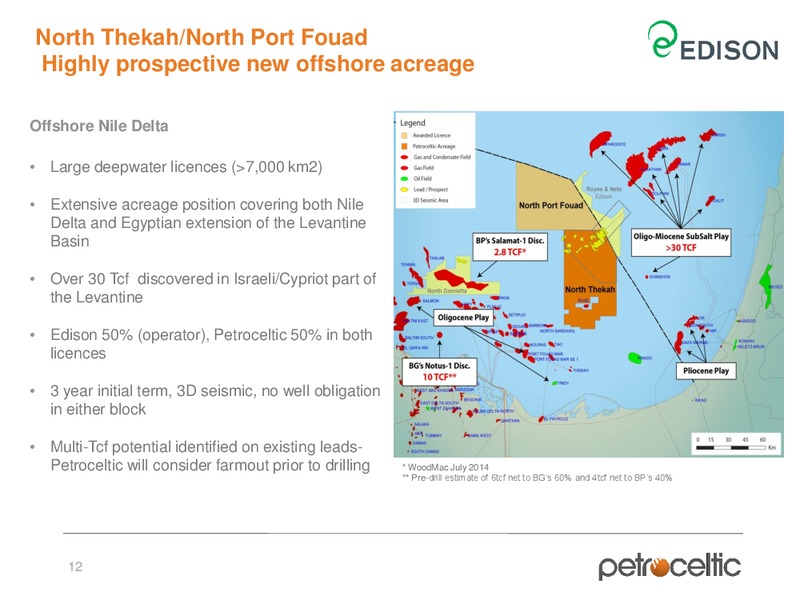 Oilbarrel Conference – Petroceltic International Plc – slide 12