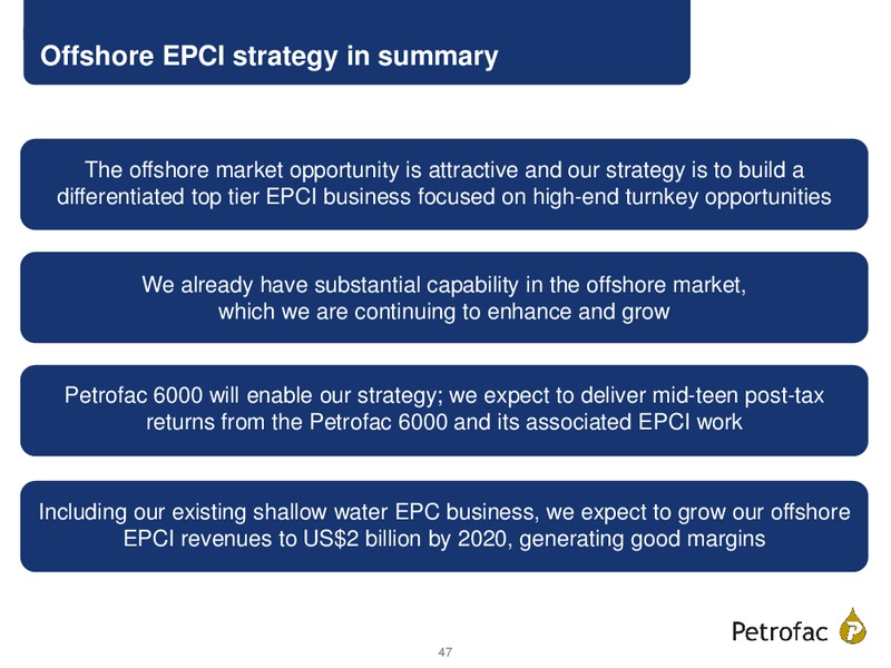 Capital Markets Day – Petrofrac – slide 46