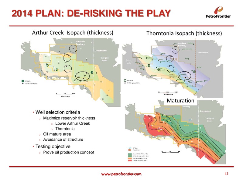 Investor Presentation – Petrofrontier Corp. – slide 12