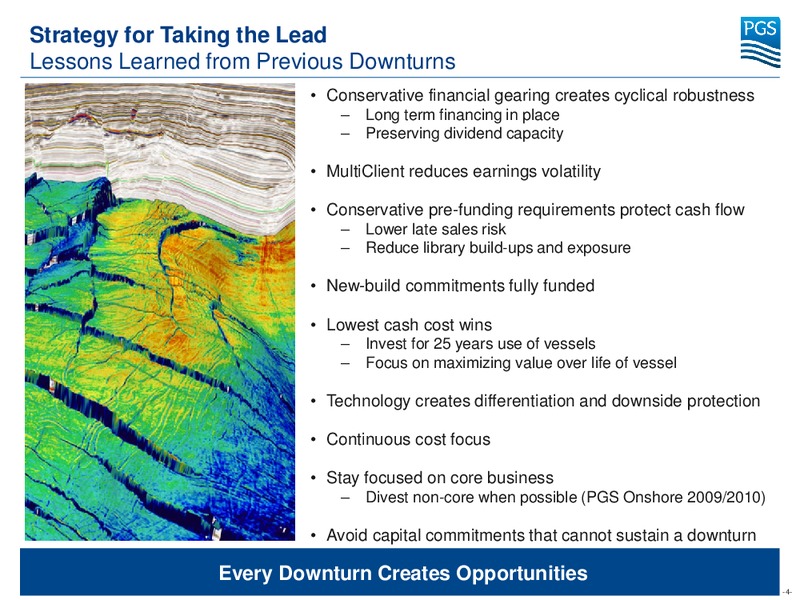 SEB Nordic Seminar 2015 – Petroleum Geo Services (PGS) – slide 3