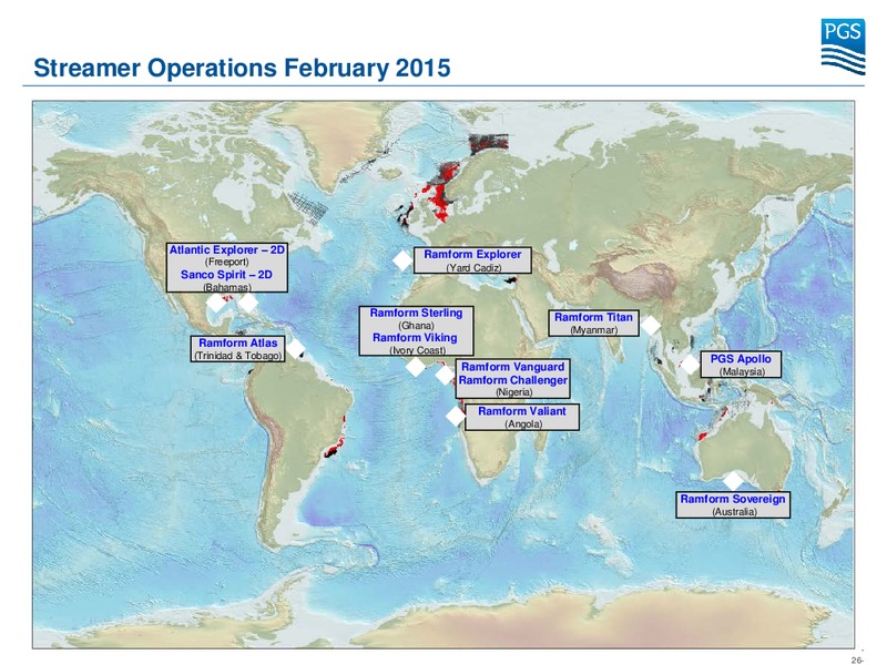 Q4 2014 EARNINGS CALL – Petroleum Geo Services (PGS) – slide 25