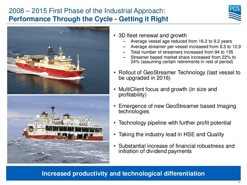ABG SUNDAL COLLIER OIL SERVICE CONFERENCE – Petroleum Geo Services (PGS) – slide 4