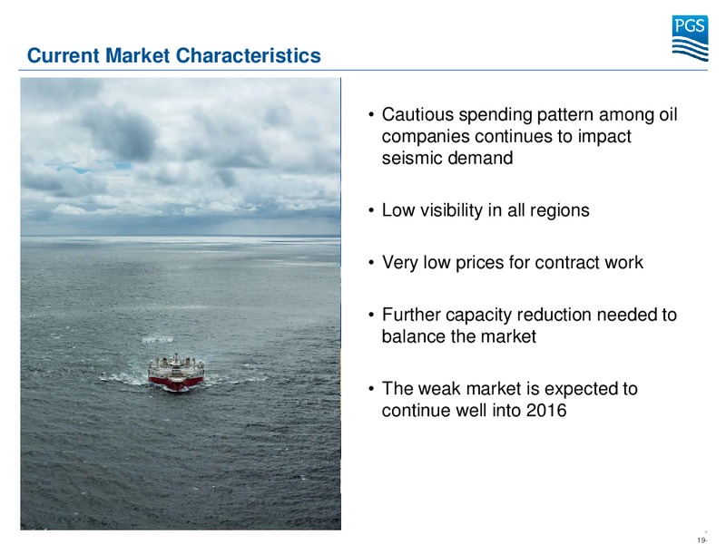 Q1 2015 EARNINGS CALL – Petroleum Geo Services (PGS) – slide 18