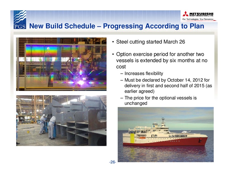 Q1 2012 EARNINGS CALL – Petroleum Geo Services (PGS) – slide 26