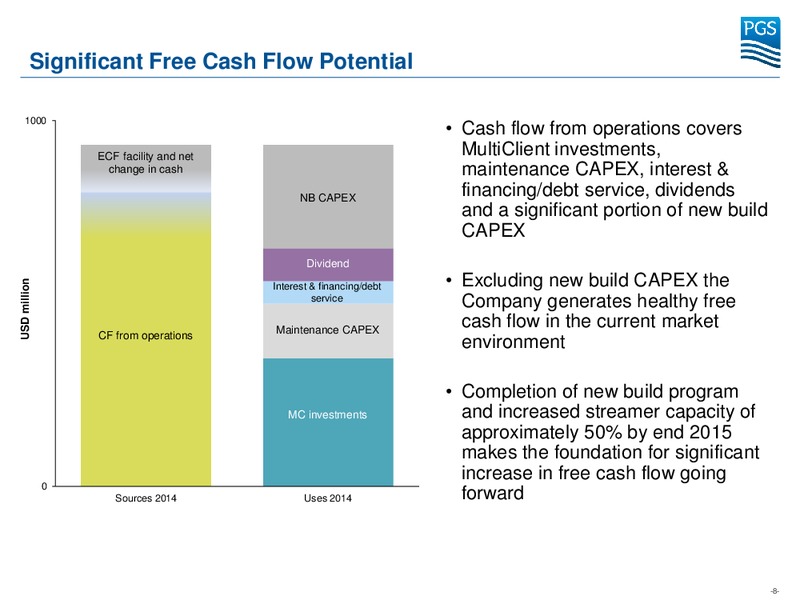 Q1 2014 EARNINGS CALL – Petroleum Geo Services (PGS) – slide 8