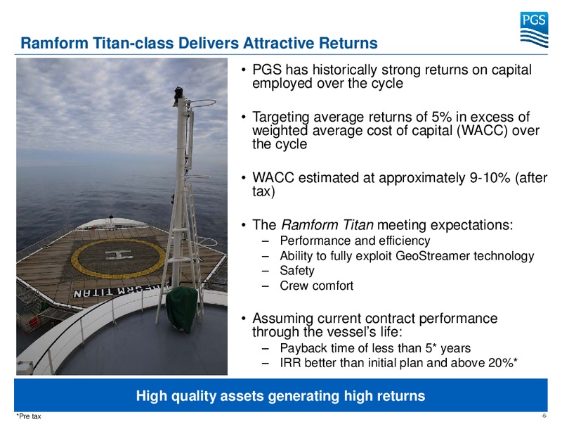 Goldman Sachs European Oil Service Symposium – Petroleum Geo Services (PGS) – slide 5