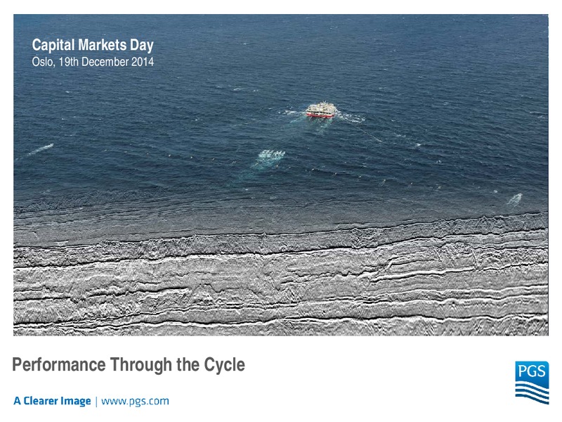 Capital Markets Day – Petroleum Geo Services (PGS) – slide 1
