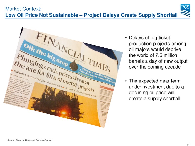 Capital Markets Day – Petroleum Geo Services (PGS) – slide 9