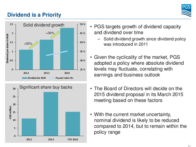 Capital Markets Day – Petroleum Geo Services (PGS) – slide 19