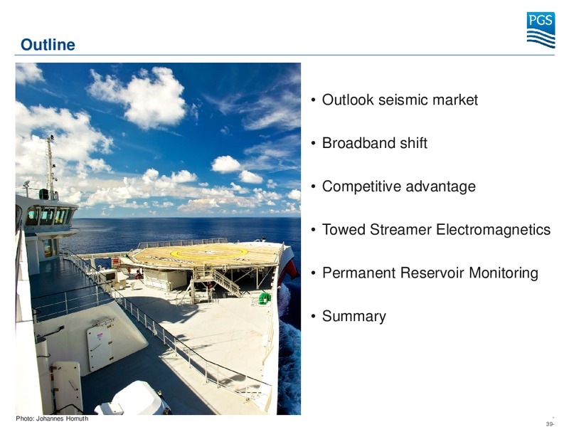 Capital Markets Day – Petroleum Geo Services (PGS) – slide 37
