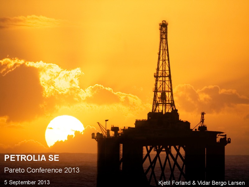 Paredo Conference – Petrolia Se – slide 1