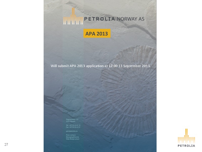 Paredo Conference – Petrolia Se – slide 27