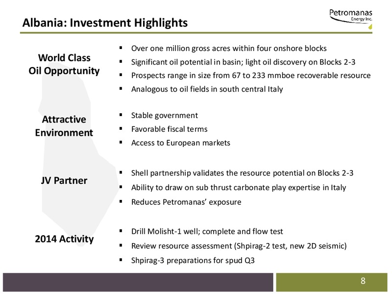 CORPORATE PRESENTATION – Petromanas – slide 6