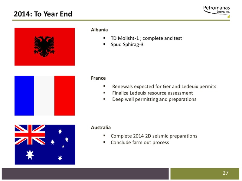 CORPORATE PRESENTATION – Petromanas – slide 25
