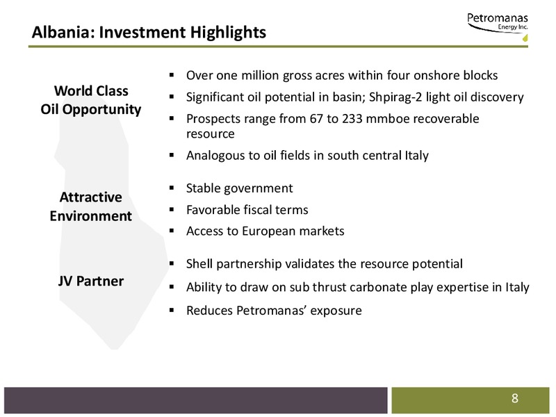 CORPORATE PRESENTATION – Petromanas – slide 6