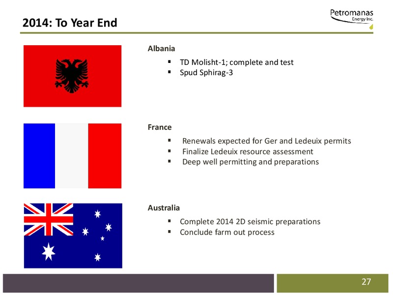 CORPORATE PRESENTATION – Petromanas – slide 25