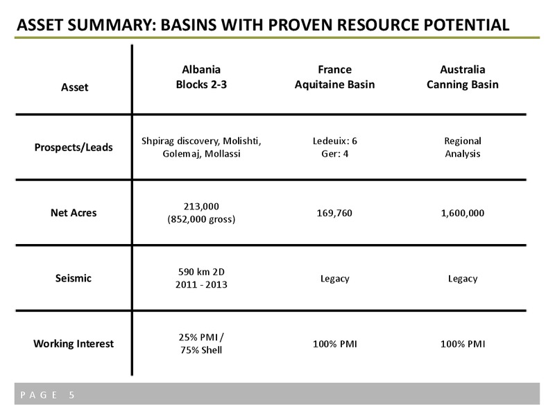 CORPORATE PRESENTATION – Petromanas – slide 3
