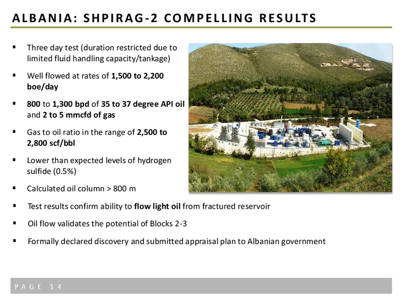 CORPORATE PRESENTATION – Petromanas – slide 12