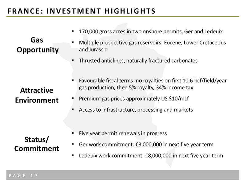 CORPORATE PRESENTATION – Petromanas – slide 15