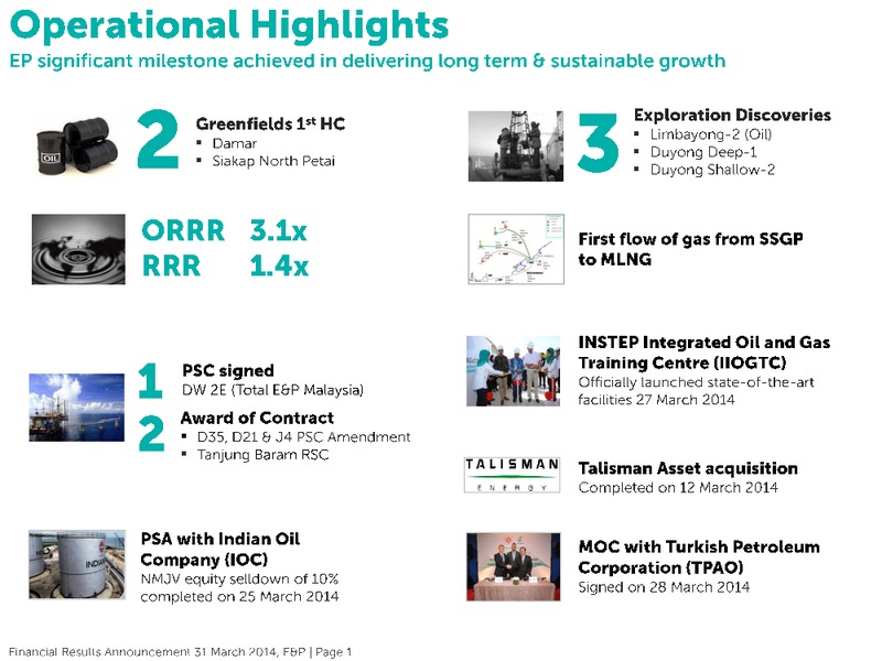Financial Results Annoucement – Petronas – slide 11