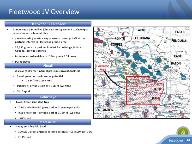 INVESTOR PRESENTATION – Petroquest Energy Inc. – slide 13