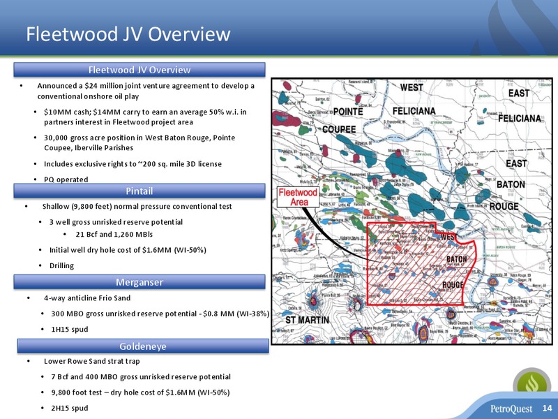 IPAA OGIS NEW YORK – Petroquest Energy Inc. – slide 13