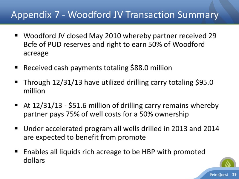 Investor Presentation – Petroquest Energy Inc. – slide 38