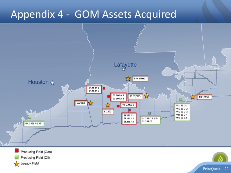 Investor Presentation – Petroquest Energy Inc. – slide 43