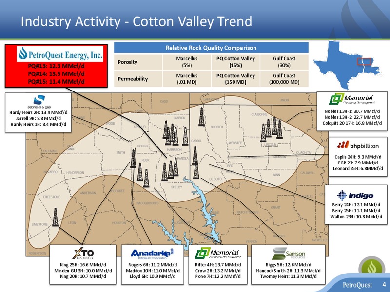 ENERCOM'S THE OIL & GAS CONFERENCE – Petroquest Energy Inc. – slide 3
