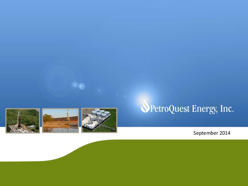 Investor Presentation – Petroquest Energy Inc. – slide 1