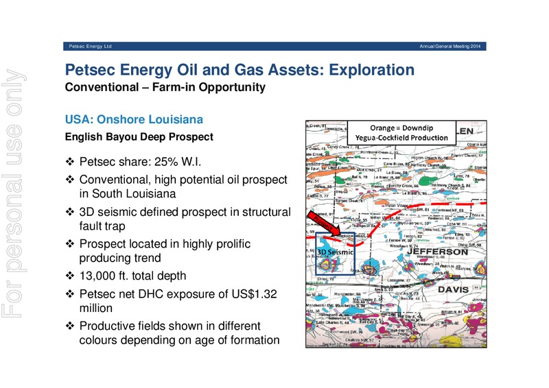 AGM Presentation – Petsec Energy Ltd. – slide 16