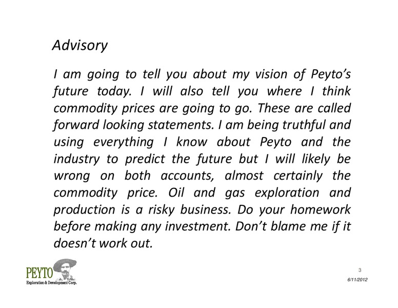 Annual General Meeting – Peyto Exploration & Development Corp – slide 3