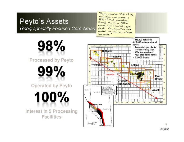TD Chicago Roadshow – Peyto Exploration & Development Corp – slide 13