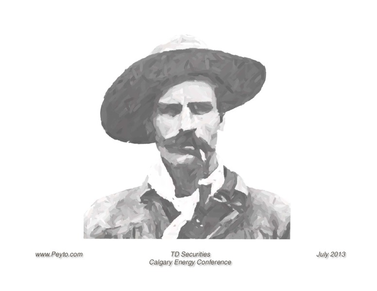 TD Securities Calgary Energy Conference – Peyto Exploration & Development Corp – slide 1