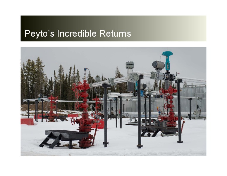 CORPORATE PRESENTATION – Peyto Exploration & Development Corp – slide 23