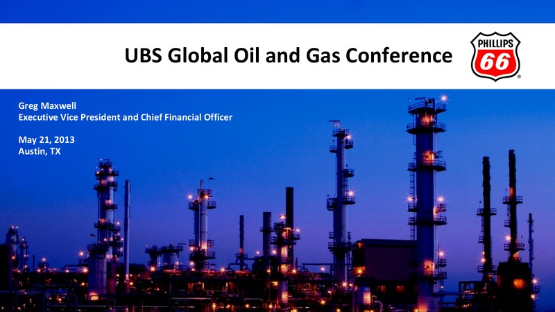 UBS GLOBAL OIL AND GAS CONFERENCE – Phillips 66 – slide 1