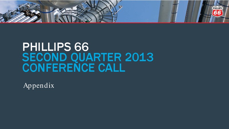 Q2 2013 CONFERENCE CALL – Phillips 66 – slide 20