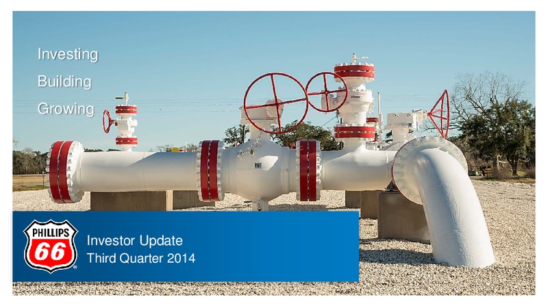 Third Quarter 2014 – Phillips 66 – slide 1