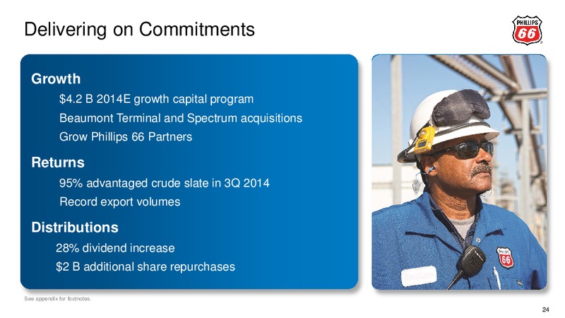 Third Quarter 2014 – Phillips 66 – slide 23