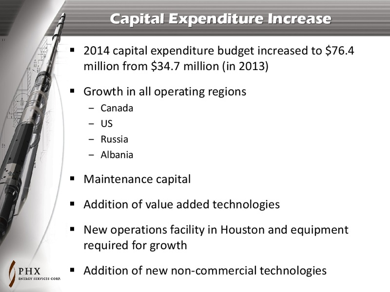 Investor Presentation – Phoenix Energy Llc – slide 10