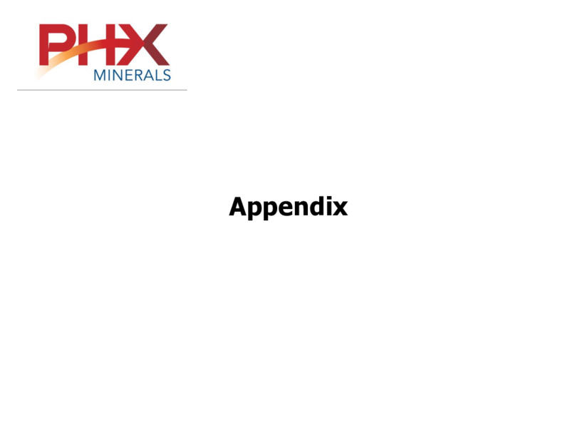 February 2021 Corporate Presentation – PHX Minerals Inc. – slide 19