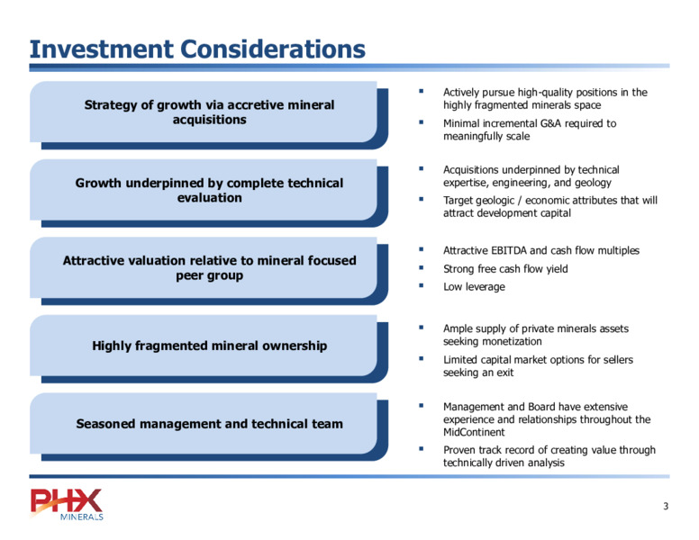 2Q 2022 Earnings Presentation – PHX Minerals Inc. – slide 2