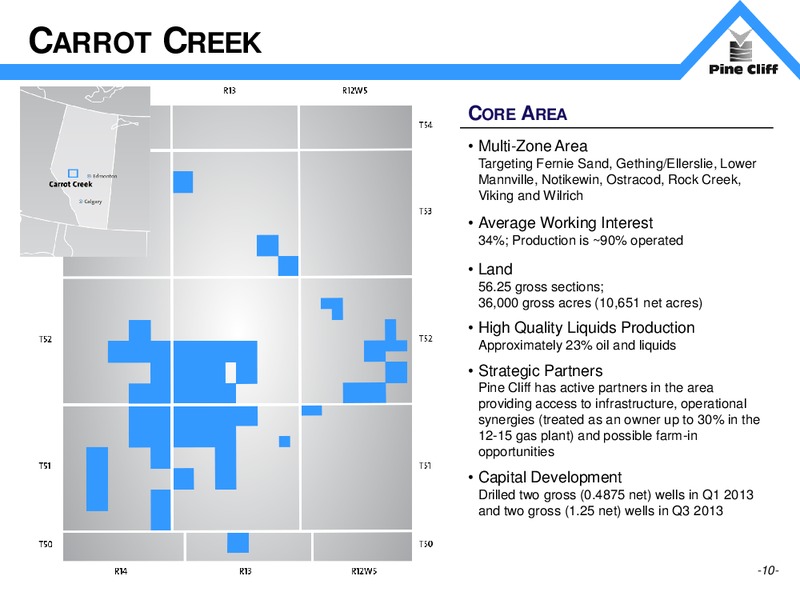 Investor Update – Pine Cliff Energy Ltd. – slide 10